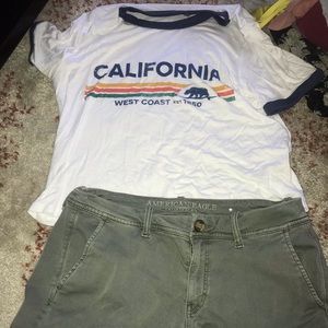 California Charlotte Russe Crop Top